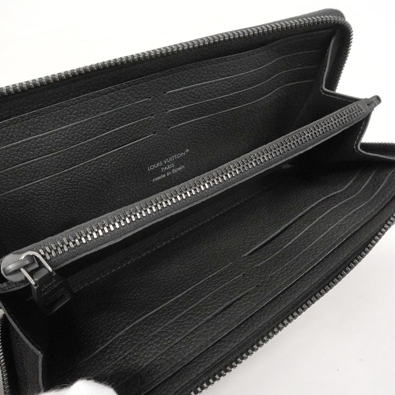 【6kb1097】ルイヴィトン 長財布 ダモフラージュ ジッピーウォレットホリゾンタル M28742 ブラック【中古】メンズ