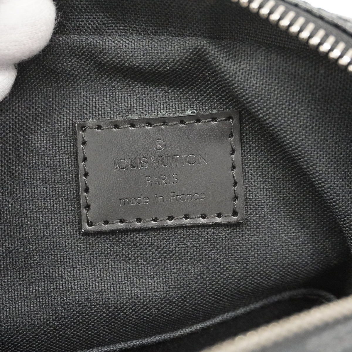 【6kb1100】ルイヴィトン ショルダーバッグ ダミエ・グラフィット レム N41446 ブラック グレー【中古】メンズ