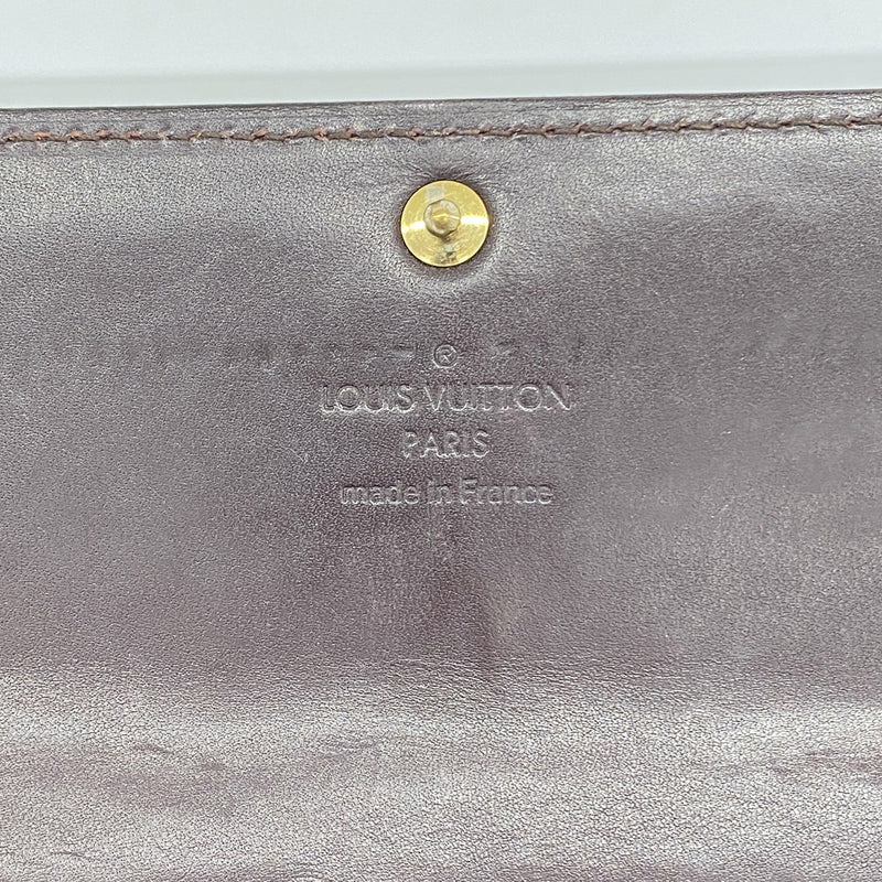 【6kb1124】ルイヴィトン 長財布 ヴェルニ ポルトフォイユサラ M93524 アマラント【中古】レディース