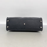 【6kb1130】フェンディ ハンドバッグ セレリア レザー ブラック シルバー金具 2wayバッグ【中古】レディース