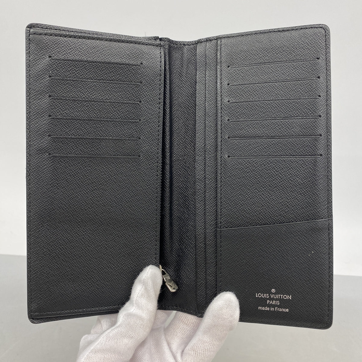 【6kb1147】ルイヴィトン 長財布 ダミエ・グラフィット ポルトフォイユブラザ N62665 ブラック【中古】メンズ