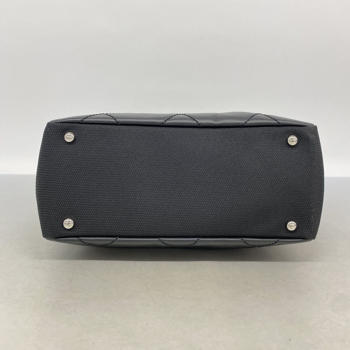 【6kb1159】シャネル トートバッグ パリビアリッツ レザー ブラック シルバー金具【中古】レディース