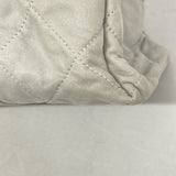 【6kb1189】シャネル ショルダーバッグ マトラッセ レザー グレー ゴールド金具【中古】レディース