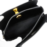 【6kb1250】エルメス ショルダーバッグ ダブリエセリエ スイフト ブラック ゴールド金具 K刻印【中古】レディース