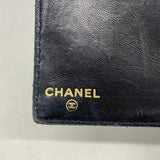 【6kb1274】シャネル 長財布 キャビアスキン ブラック ゴールド金具【中古】レディース