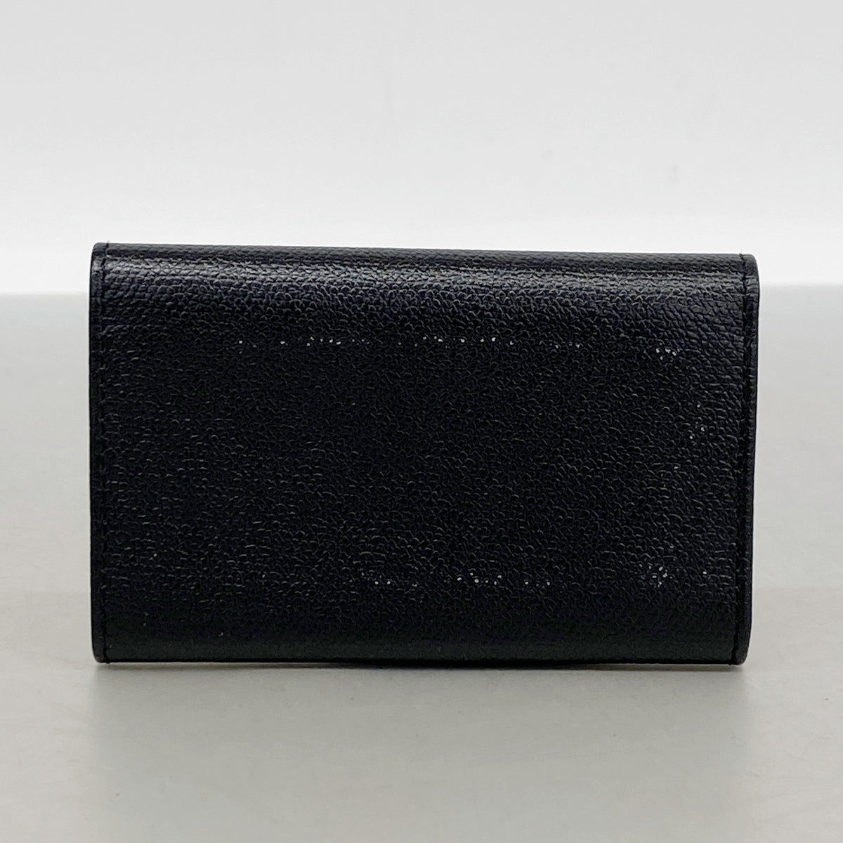 【6kb1276】シャネル キーケース ココボタン レザー ブラック ゴールド金具【中古】レディース