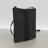 【6kb1293】エルメス ショルダーバッグ エールラインポシェット ナイロン グレー【中古】レディース