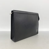 【6kb1303】ルイヴィトン クラッチバッグ タイガ ポシェットヴォワヤージュ M30450 ブラック【中古】メンズ