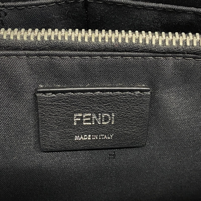 【6kb1339】フェンディ ハンドバッグ バイザウェイ レザー ブラック シルバー金具 2wayバッグ【中古】レディース