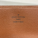 【6kb1346】ルイヴィトン 長札入れ モノグラム ポルト円3カルトクレディ M61818 ブラウン【中古】レディース