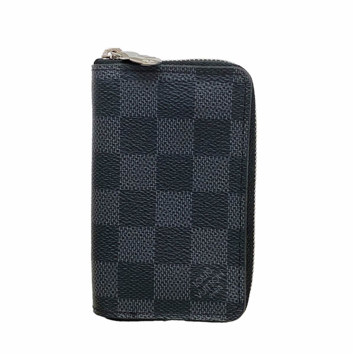 【6kb1366】ルイヴィトン コインケース ダミエ・グラフィット ジッピーコインパース N63076 ブラック【中古】メンズ