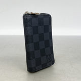 【6kb1366】ルイヴィトン コインケース ダミエ・グラフィット ジッピーコインパース N63076 ブラック【中古】メンズ
