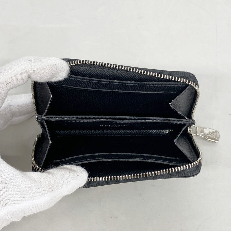 【6kb1366】ルイヴィトン コインケース ダミエ・グラフィット ジッピーコインパース N63076 ブラック【中古】メンズ