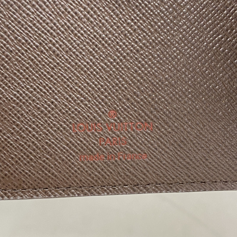 【6kb1376】ルイヴィトン 三つ折り財布 ダミエ ポルトフォイユコアラ N60005 エベヌ【中古】レディース