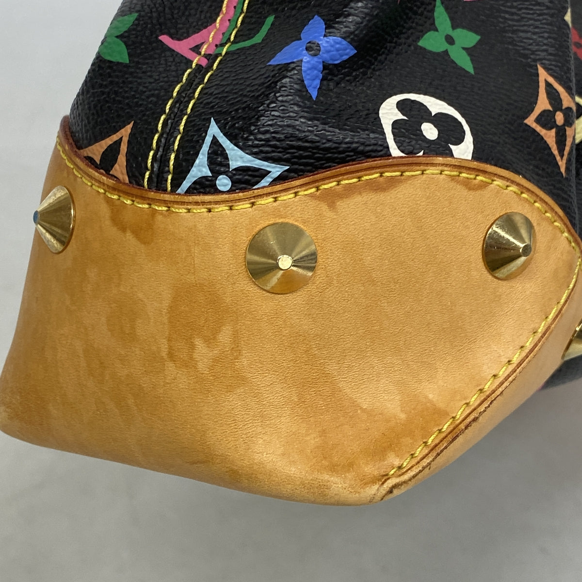 【6kb1382】ルイヴィトン ハンドバッグ モノグラム・マルチカラー ジュディMM M40256 ノワール 2wayバッグ【中古】レディース