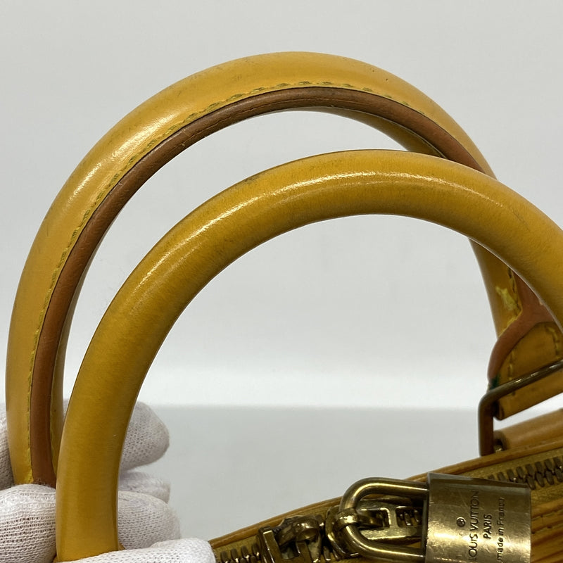 【6kb1383】ルイヴィトン ハンドバッグ エピ アルマ M52149 ジョーヌ【中古】レディース