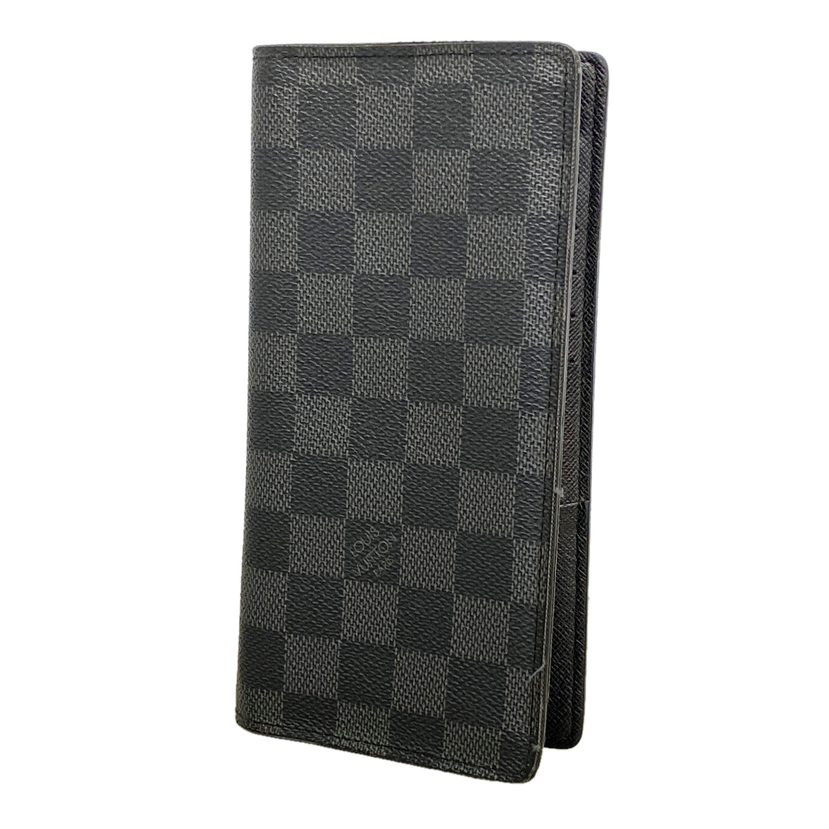 【6kb1401】ルイヴィトン 長財布 ダミエ・グラフィット ポルトフォイユブラザ N62665 ブラック グレー【中古】メンズ