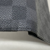 【6kb1401】ルイヴィトン 長財布 ダミエ・グラフィット ポルトフォイユブラザ N62665 ブラック グレー【中古】メンズ