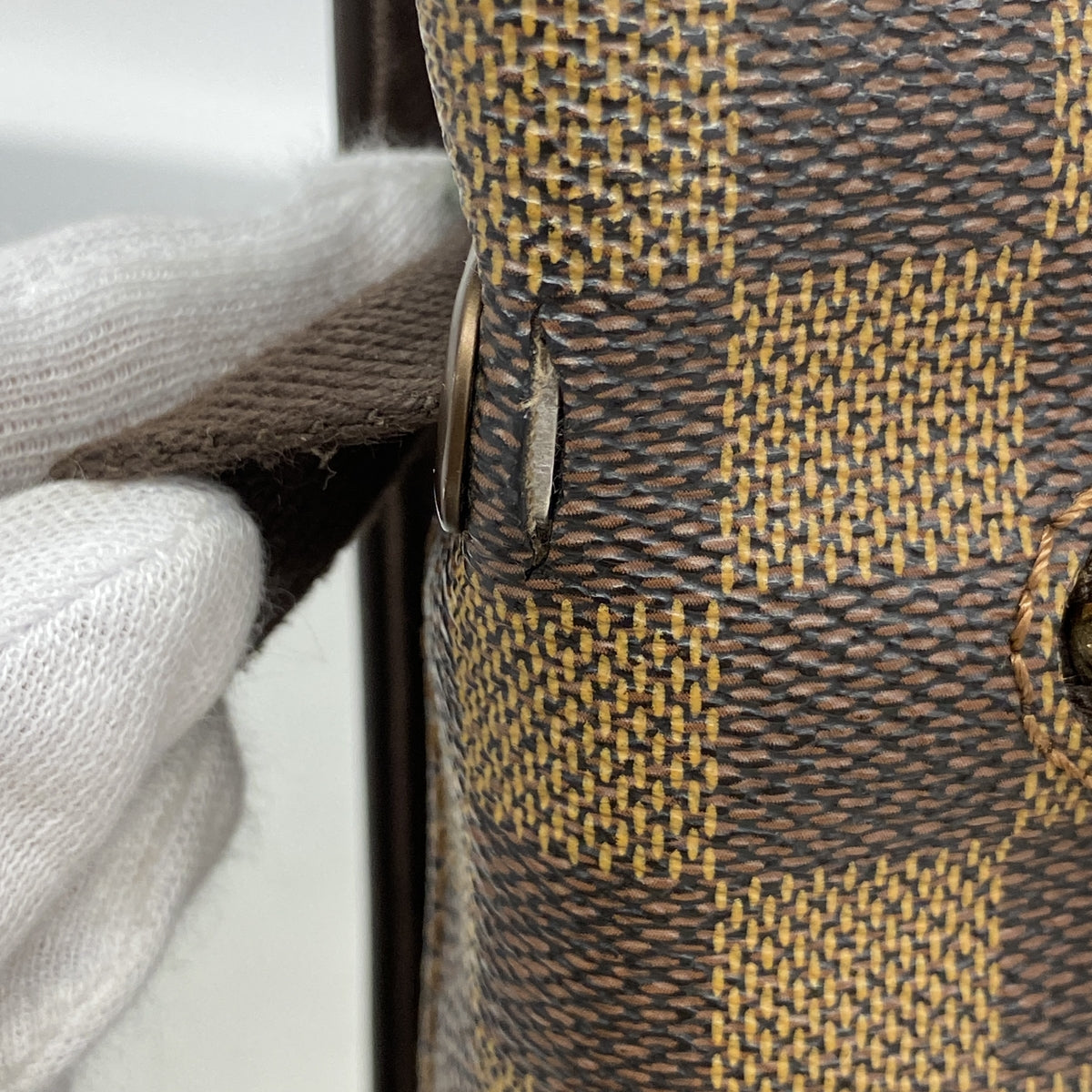 【6kb1406】ルイヴィトン ショルダーバッグ ダミエ ブルックリンMM N51211 エベヌ【中古】メンズ