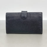 【6kb1414】シャネル 財布 キャビアスキン ブラック ゴールド金具【中古】レディース