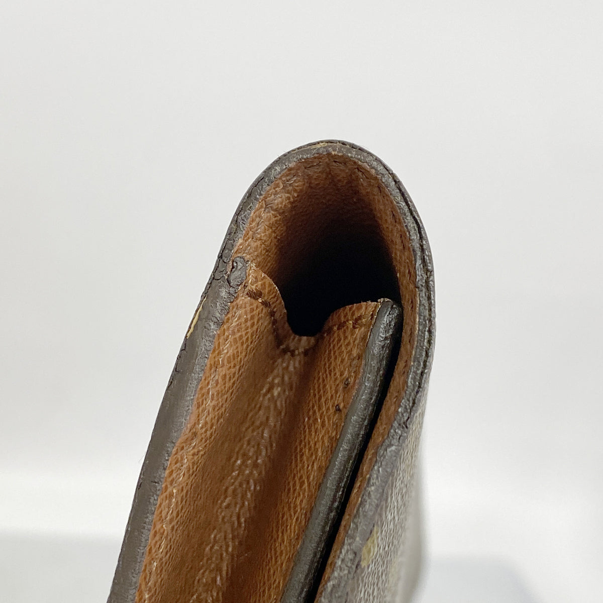【6kb1416】ルイヴィトン クラッチバッグ モノグラム ポルトエンベロープ M51801 ブラウン【中古】メンズ レディース ユニセックス