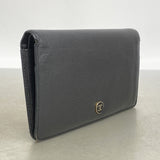 【6kb1423】シャネル 長財布 ココボタン レザー ブラック ゴールド金具【中古】レディース