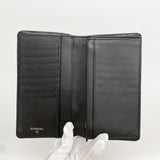 【6kb1423】シャネル 長財布 ココボタン レザー ブラック ゴールド金具【中古】レディース