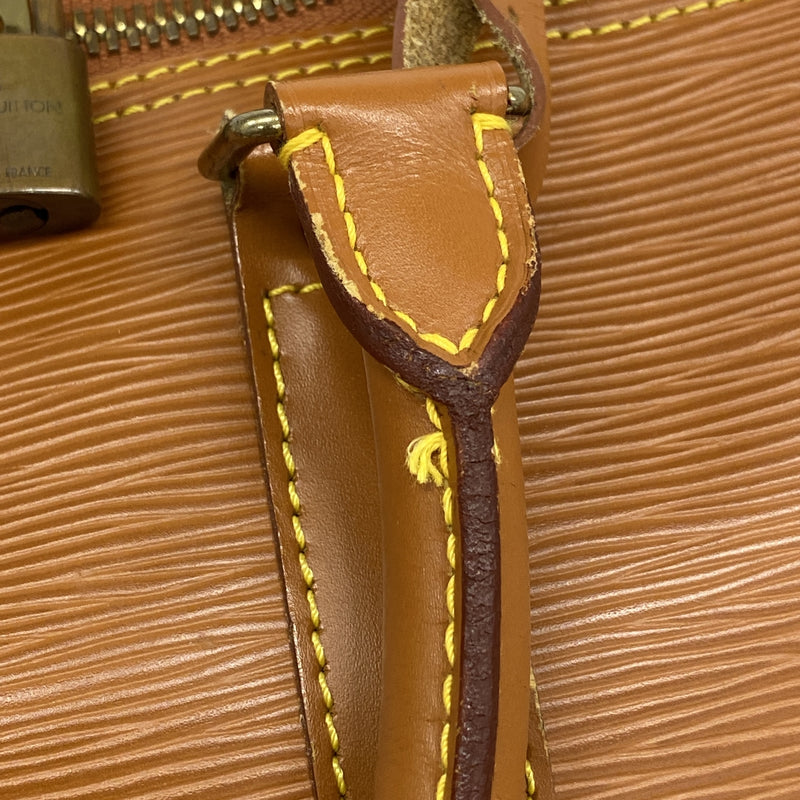 【6kb1433】ルイヴィトン ボストンバッグ エピ キーポル45 M42978 ジパングゴールド【中古】メンズ レディース ユニセックス