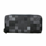 【6kb1438】ルイヴィトン 長財布 ダモフラージュ ジッピーウォレットホリゾンタル M28742 ブラック【中古】メンズ