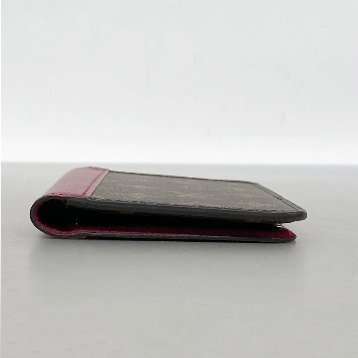【6kb1466】ルイヴィトン iPhoneケース モノグラム フォリオ M68690 フューシャ iPhoneXS MAX【中古】レディース