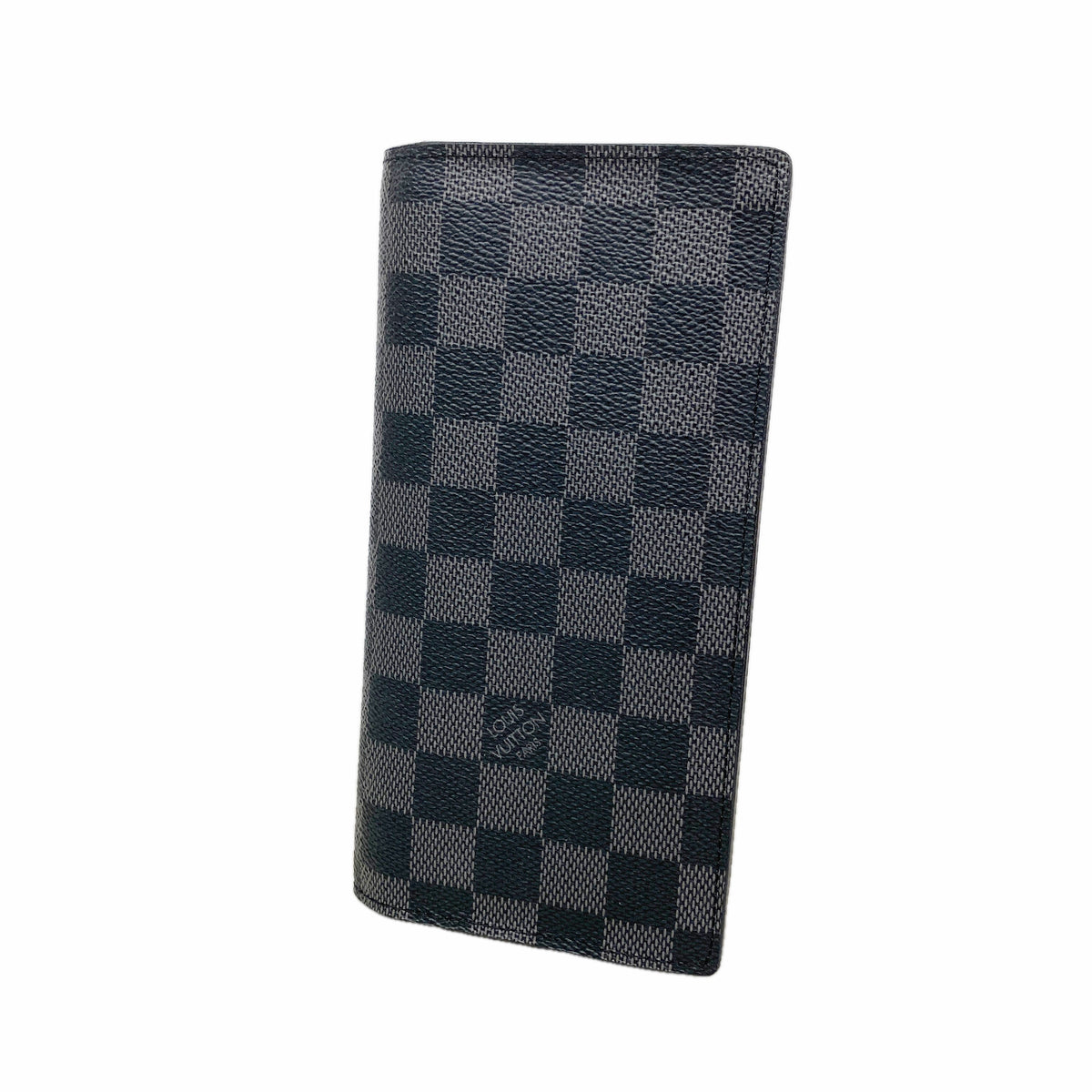 【6kb1483】ルイヴィトン 長財布 ダミエ・グラフィット ポルトフォイユブラザ N62665 ブラック グレー【中古】メンズ