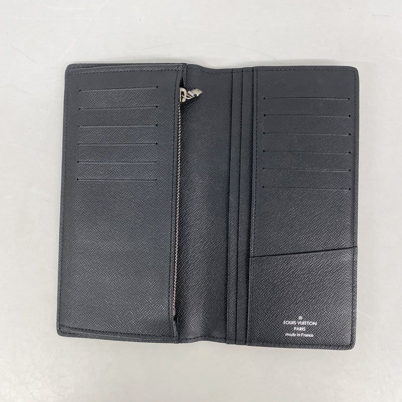 【6kb1483】ルイヴィトン 長財布 ダミエ・グラフィット ポルトフォイユブラザ N62665 ブラック グレー【中古】メンズ
