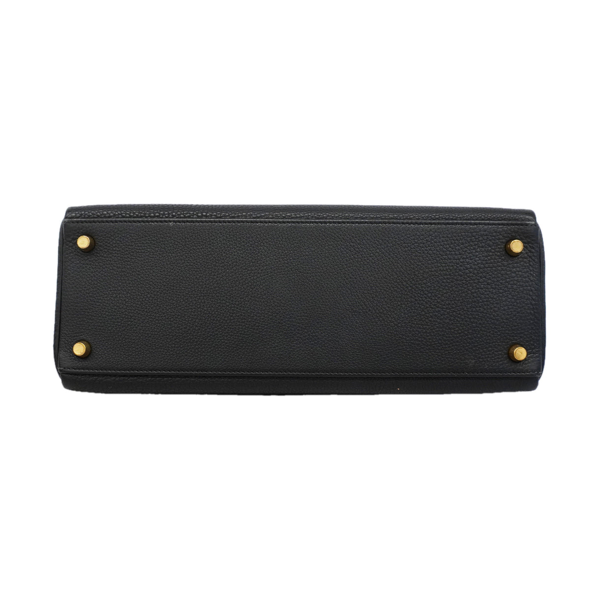 【6kb1533】エルメス ハンドバッグ ケリー32 トリヨンクレマンス ブラック ゴールド金具 □D刻印 2wayバッグ【中古】レディース