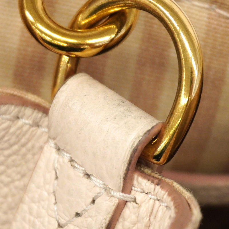 【6kb1538】ルイヴィトン ハンドバッグ モノグラム・アンプラント ネオノエMM M14401 アイボリー ベージュ 2wayバッグ【中古】レディース