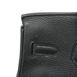 【6kb1539】エルメス ハンドバッグ バーキン30 トゴ ブラック シルバー金具 □M刻印【中古】レディース