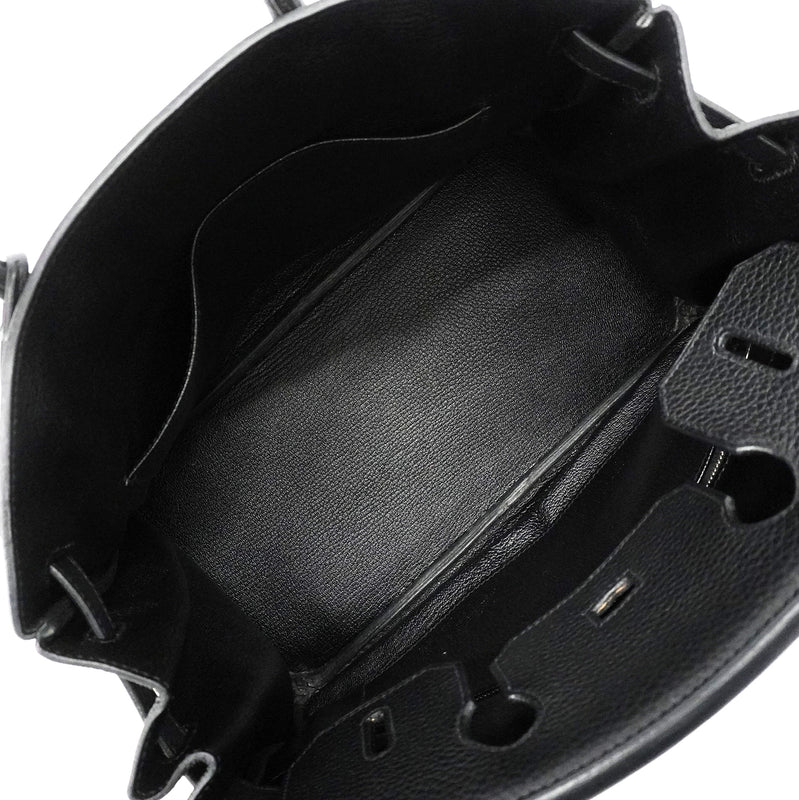 【6kb1539】エルメス ハンドバッグ バーキン30 トゴ ブラック シルバー金具 □M刻印【中古】レディース