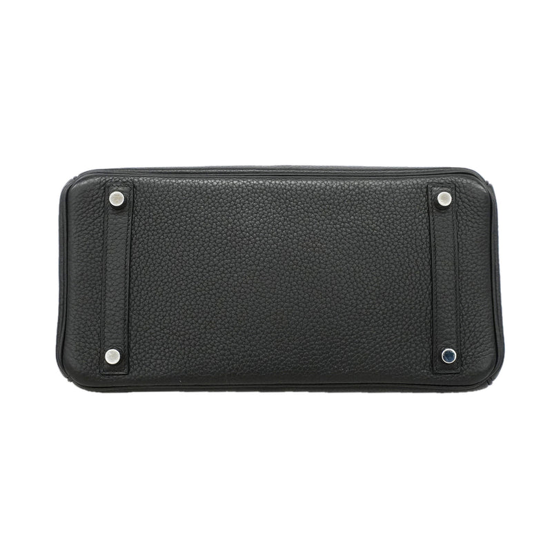 【6kb1539】エルメス ハンドバッグ バーキン30 トゴ ブラック シルバー金具 □M刻印【中古】レディース
