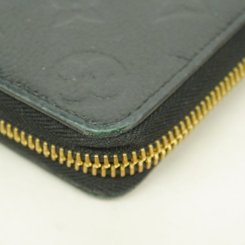 【6kb1551】ルイヴィトン 長財布 モノグラム・アンプラント ポルトフォイユクレマンス M60171 ノワール【中古】レディース