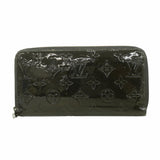【6kb1557】ルイヴィトン 長財布 ヴェルニ ジッピーウォレット M90075 ノワールマニエティック【中古】レディース