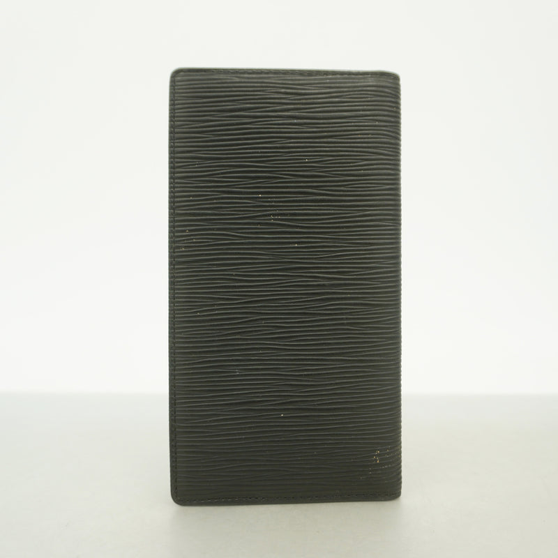 【6kb1558】ルイヴィトン 長札入れ エピ ポルトカルトクレディ円 M63212 ノワール【中古】メンズ
