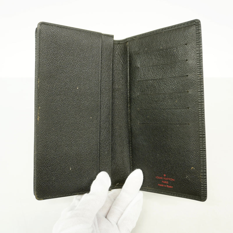 【6kb1558】ルイヴィトン 長札入れ エピ ポルトカルトクレディ円 M63212 ノワール【中古】メンズ