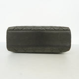 【6kb1566】シャネル ハンドバッグ マトラッセ ラムスキン ブラック ゴールド金具【中古】レディース
