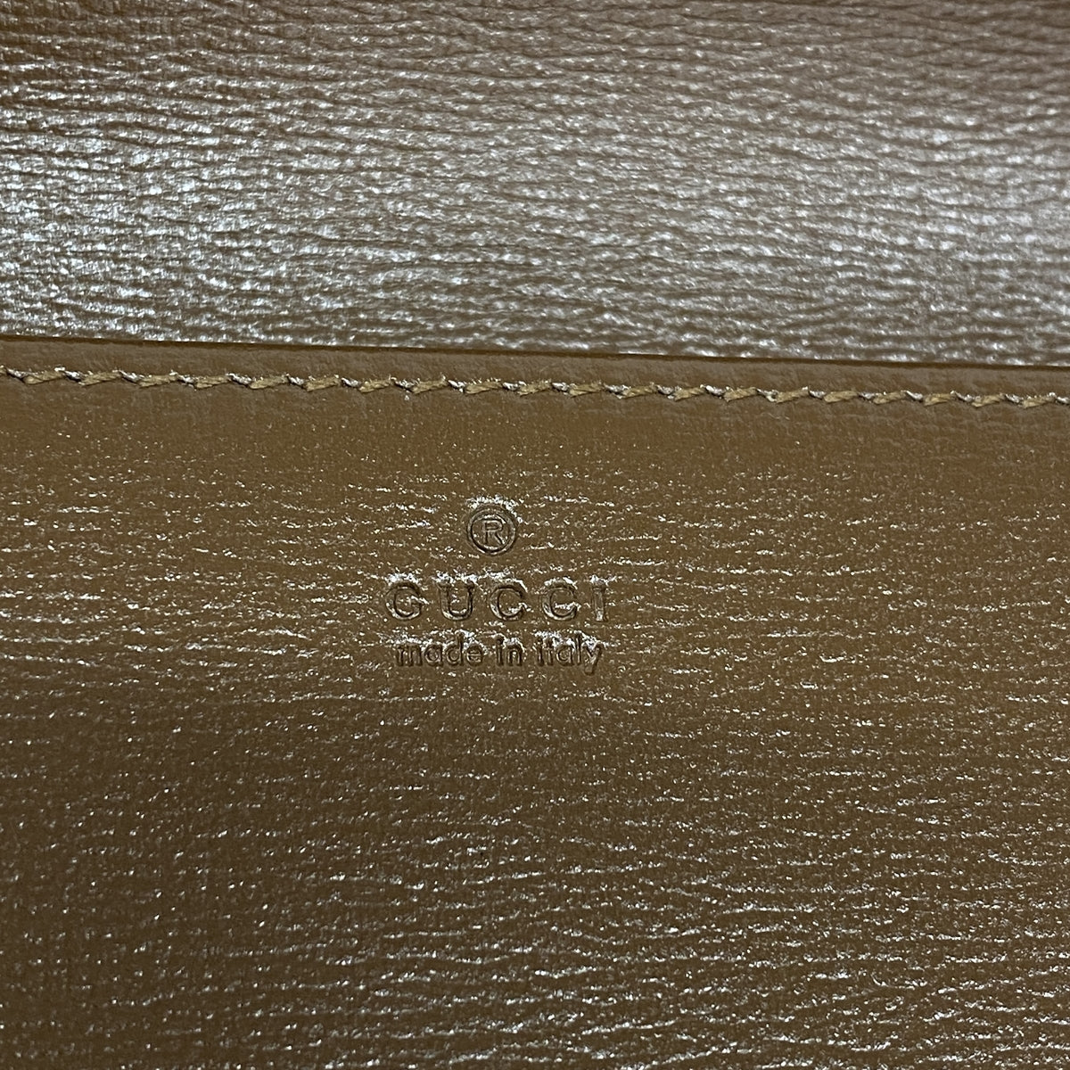 【6kb1579】グッチ ショルダーウォレット GGスプリーム ホースビット 621892 PVC ブラウン ゴールド金具【中古】レディース