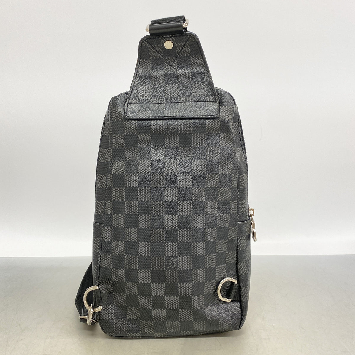 【6kb1602】ルイヴィトン ボディバッグ ダミエ・グラフィット ヴェニュースリングバッグ N41719 ブラック【中古】メンズ