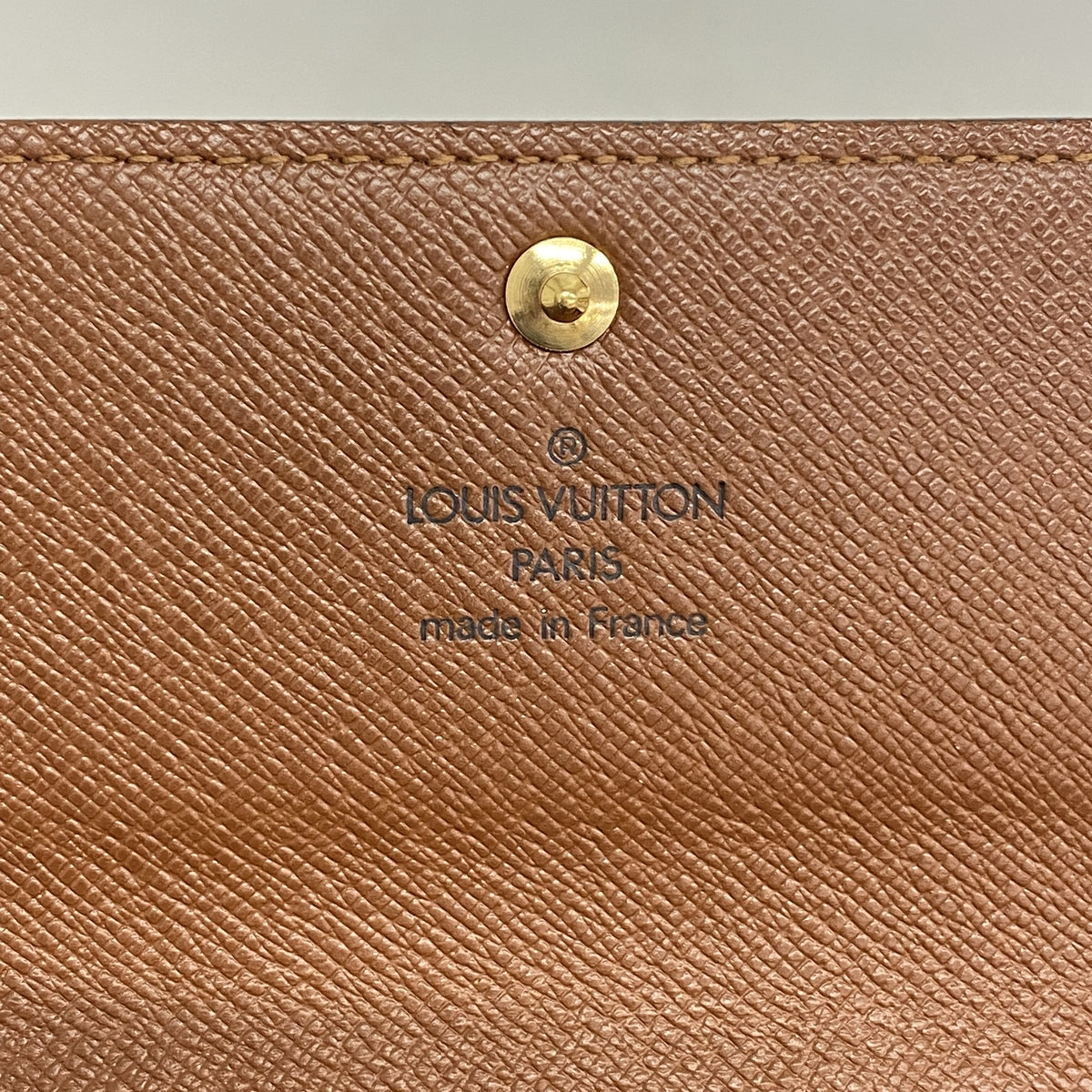 【6kb1686】ルイヴィトン 長財布 モノグラム ポシェットポルトモネクレディ M61726 ブラウン【中古】レディース