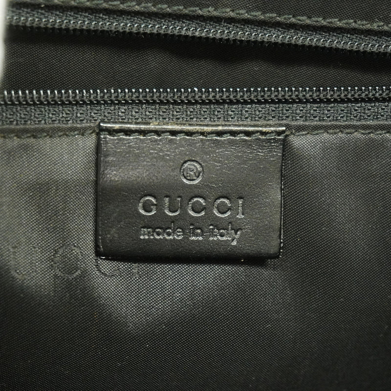 【6kb1694】グッチ ショルダーバッグ GGキャンバス/ジャッキー 002 1073 キャンバス ブラック シルバー金具【中古】レディース