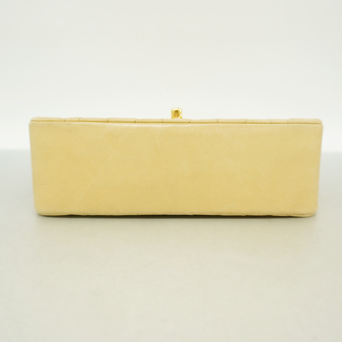 【6kb1719】シャネル ショルダーバッグ ダイアナ チェーンショルダー ラムスキン ベージュ ゴールド金具【中古】レディース