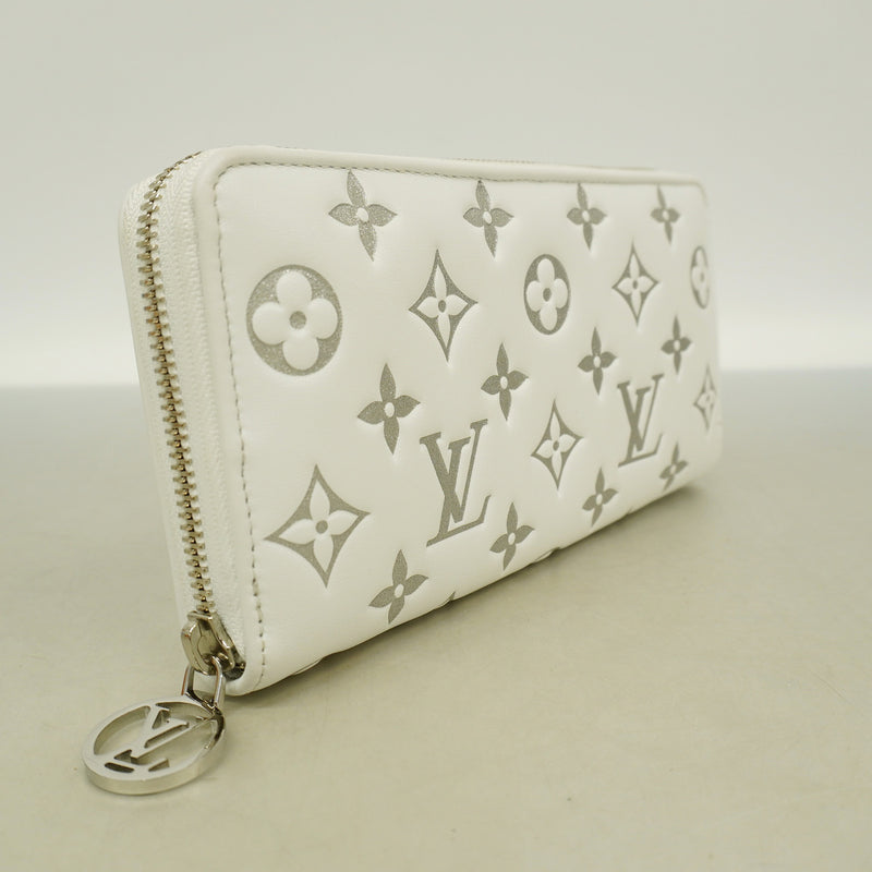 【6kb1725】ルイヴィトン 長財布 クッサン/LV SKI ジッピーウォレット M12154 ホワイト【中古】レディース
