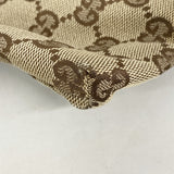 【6kb1728】グッチ ウエストバッグ GGキャンバス/シェリーライン 28566 キャンバス ブラウン シルバー金具【中古】メンズ レディース ユニセックス