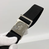 【6kb1729】グッチ ウエストバッグ 28566 デニム ブラック シルバー金具【中古】メンズ レディース ユニセックス